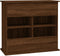 vidaXL - Aquariumstandaard - 81x36x73 - cm - bewerkt - hout - bruin - eikenkleur