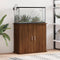 vidaXL - Aquariumstandaard - 81x36x73 - cm - bewerkt - hout - bruin - eikenkleur