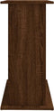 vidaXL - Aquariumstandaard - 81x36x73 - cm - bewerkt - hout - bruin - eikenkleur