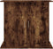 vidaXL - Aquariumstandaard - 81x36x73 - cm - bewerkt - hout - gerookt - eikenkleurig