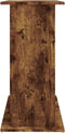 vidaXL - Aquariumstandaard - 81x36x73 - cm - bewerkt - hout - gerookt - eikenkleurig