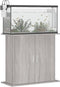 vidaXL - Aquariumstandaard - 81x36x73 - cm - bewerkt - hout - grijs - sonoma - eiken