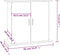 vidaXL - Aquariumstandaard - 81x36x73 - cm - bewerkt - hout - grijs - sonoma - eiken