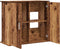 vidaXL - Aquariumstandaard - 81x36x73 - cm - bewerkt - hout - oud - houtkleurig