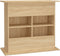 vidaXL - Aquariumstandaard - 81x36x73 - cm - bewerkt - hout - sonoma - eikenkleurig