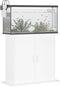 vidaXL - Aquariumstandaard - 81x36x73 - cm - bewerkt - hout - hoogglans - wit