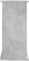 vidaXL - Aquariumstandaard - 81x36x73 - cm - bewerkt - hout - betongrijs