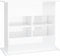 vidaXL - Aquariumstandaard - 81x36x73 - cm - bewerkt - hout - hoogglans - wit