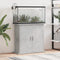 vidaXL - Aquariumstandaard - 81x36x73 - cm - bewerkt - hout - betongrijs