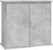 vidaXL - Aquariumstandaard - 81x36x73 - cm - bewerkt - hout - betongrijs