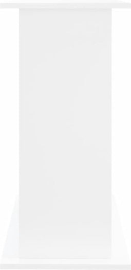 vidaXL - Aquariumstandaard - 81x36x73 - cm - bewerkt - hout - wit