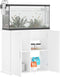 vidaXL - Aquariumstandaard - 81x36x73 - cm - bewerkt - hout - wit