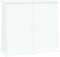 vidaXL - Aquariumstandaard - 81x36x73 - cm - bewerkt - hout - wit