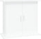 vidaXL - Aquariumstandaard - 81x36x73 - cm - bewerkt - hout - wit