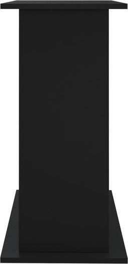 vidaXL - Aquariumstandaard - 81x36x73 - cm - bewerkt - hout - zwart