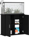 vidaXL - Aquariumstandaard - 81x36x73 - cm - bewerkt - hout - zwart