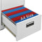 vidaXL - Archiefkast - 46x62x102,5 - cm - staal - lichtgrijs