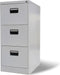 vidaXL - Archiefkast - 46x62x102,5 - cm - staal - lichtgrijs