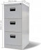 vidaXL - Archiefkast - 46x62x102,5 - cm - staal - lichtgrijs