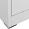 vidaXL - Archiefkast - 46x62x102,5 - cm - staal - lichtgrijs