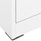 vidaXL - Archiefkast - 46x62x72,5 - cm - staal - wit