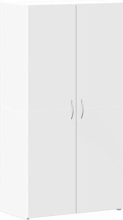 vidaXL - Archiefkast - 60x32x115 - cm - bewerkt - hout - wit