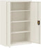 vidaXL - Archiefkast - 90x40x140 - cm - staal - wit