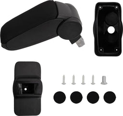 vidaXL - Armsteun - 12x36x(31-46) - cm - ABS - zwart