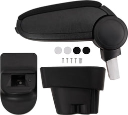 vidaXL - Armsteun - 12x36x(33,5-48) - cm - ABS - zwart