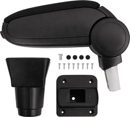 vidaXL - Armsteun - 13x32,5x(24-51,5) - cm - ABS - zwart