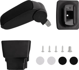 vidaXL - Armsteun - 16x32x(35-50,5) - cm - ABS - zwart