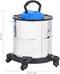 vidaXL Asstofzuiger met HEPA filter 1200 W 20 L roestvrij staal