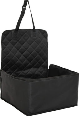 vidaXL - Autostoelhoes - voor - honden - zwart - 45x45x25/55 - cm