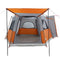 vidaXL - Autotent - 4-persoons - waterdicht - grijs - en - oranje