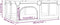 vidaXL Babybox met 2 deuren oxford stof donkergrijs