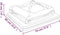 vidaXL - Babybox - met - matras - linnen - donkergrijs
