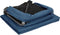 vidaXL - Babybox - met - matras - linnen - marineblauw