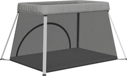 vidaXL - Babybox - met - matras - linnen - rood