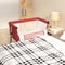 vidaXL - Babybox - met - matras - linnen - rood