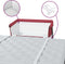 vidaXL - Babybox - met - matras - linnen - rood
