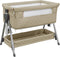vidaXL - Babybox - met - matras - linnen - taupe