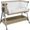 vidaXL - Babybox - met - matras - linnen - taupe