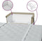 vidaXL - Babybox - met - matras - linnen - taupe