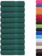 vidaXL - Badhanddoeken - 10 - st - 100x150cm - 360 - g/m² - 100% - katoen - groen