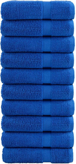 vidaXL - Badhanddoeken - SOLUND - 10 - st - 600 - g/m² - 100x150 - cm - blauw