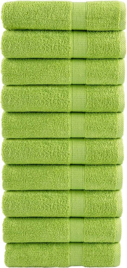 vidaXL - Badhanddoeken - SOLUND - 10 - st - 600 - g/m² - 70x140 - cm - appelgroen