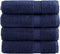 vidaXL - Badhanddoeken - SOLUND - 4 - st - 600 - g/m² - 100x150 - cm - marineblauw