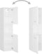 vidaXL - Badkamerkast - 30x30x130 - cm - spaanplaat - wit