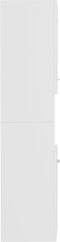 vidaXL - Badkamerkast - 30x30x130 - cm - spaanplaat - wit