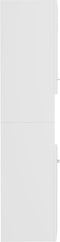 vidaXL - Badkamerkast - 30x30x130 - cm - spaanplaat - wit